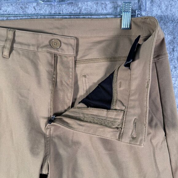 BYLT Premium Basics Everyday Jogger Pants Men 33 Measures 31x30 Brown Slim Fit - Picture 5 of 9